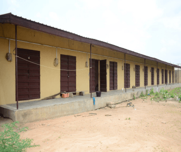 Completion of 52No. Market Shed at Mafi-Kumase