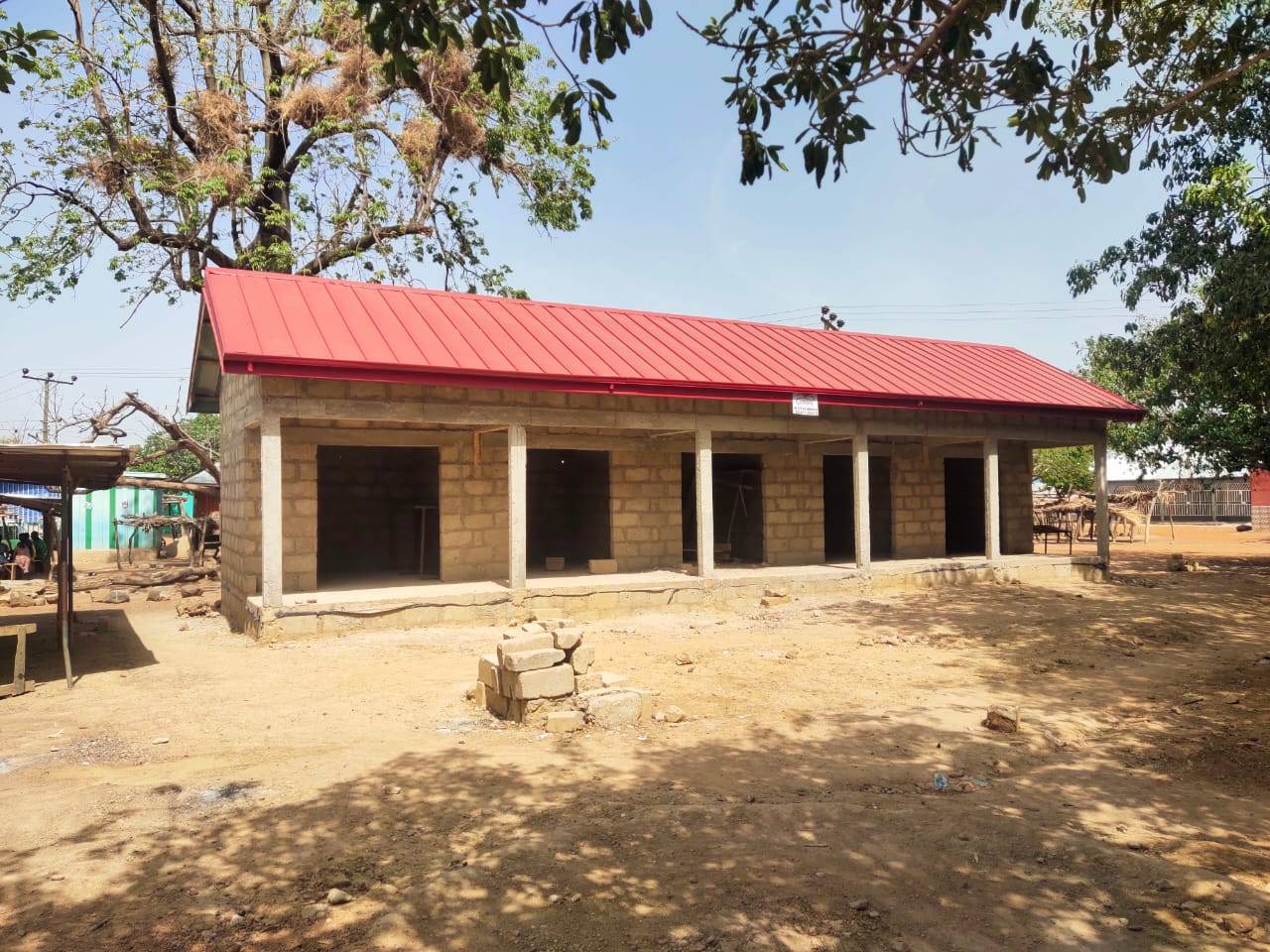 Construction and expansion of Bussie market