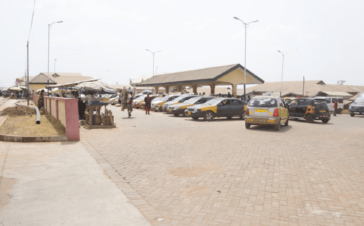 Old Transport Terminal at Dormaa Ahenkro under Ghana Secondary Cities Support Programme