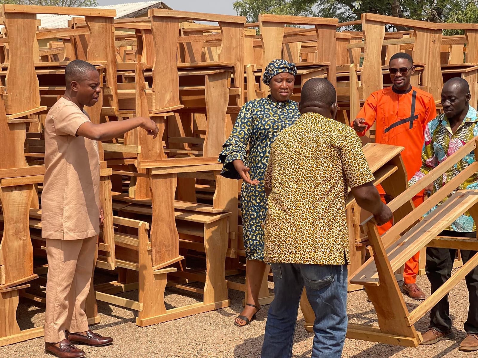 Supply of Dual Desks to Basic Schools in the Municipality