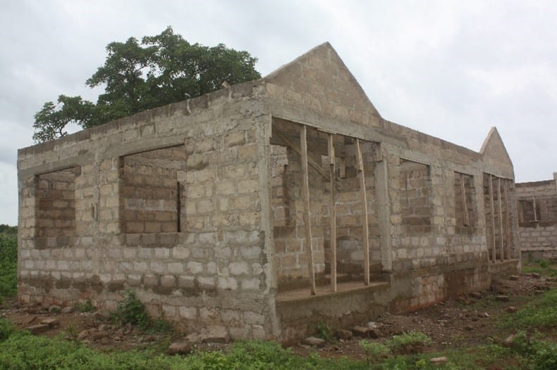 Construction Of CHPS Compound at Sumniboma