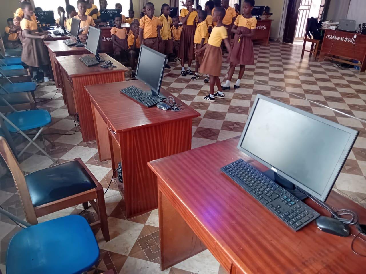 Distribution of Computers to Asotwe D/A JHS
