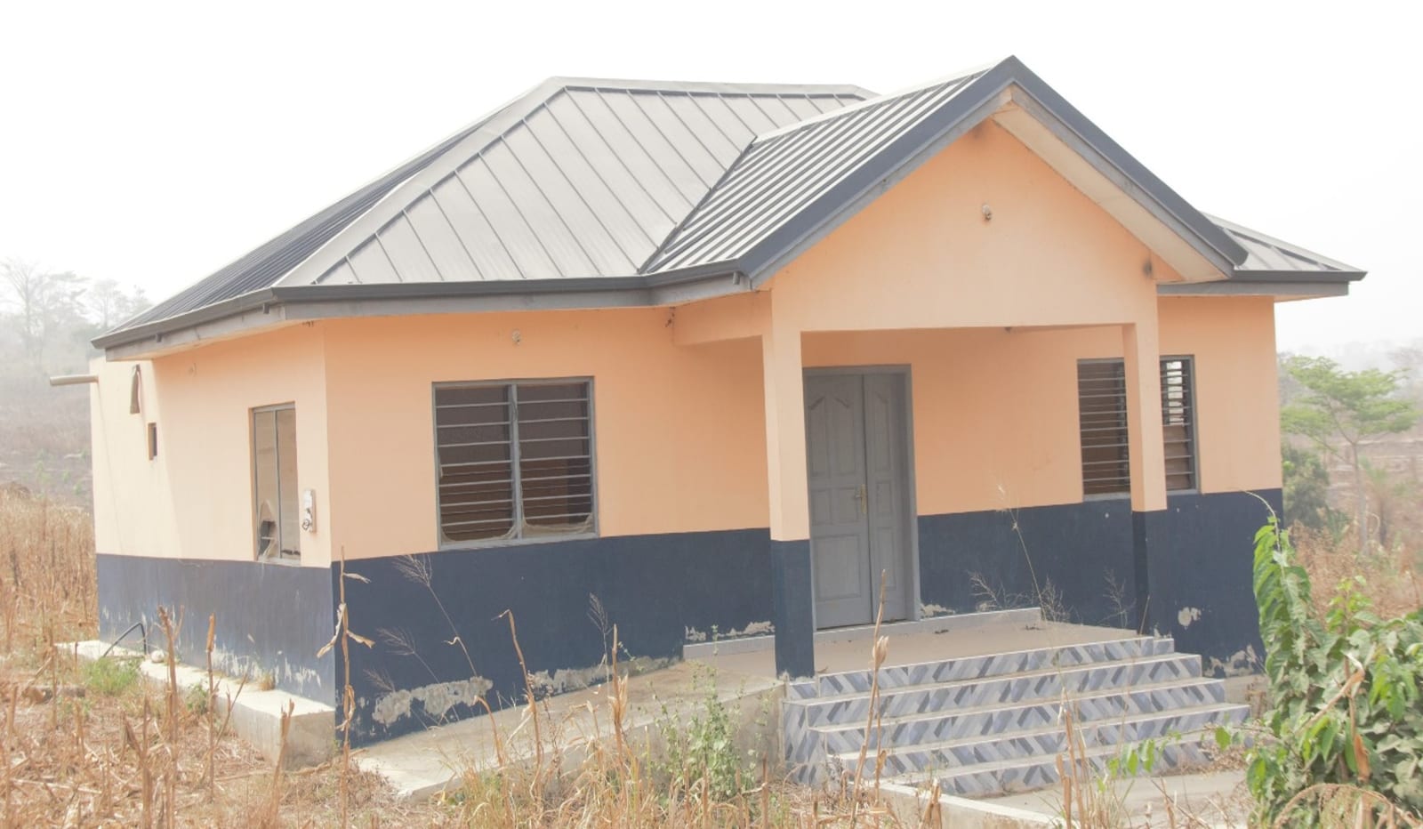 Construction of Police Station at Ahomahomaso