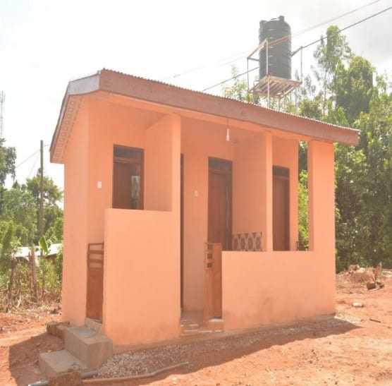 1No. 5-Seater W/C Toilet Facility at Ehiamankyene D/A School