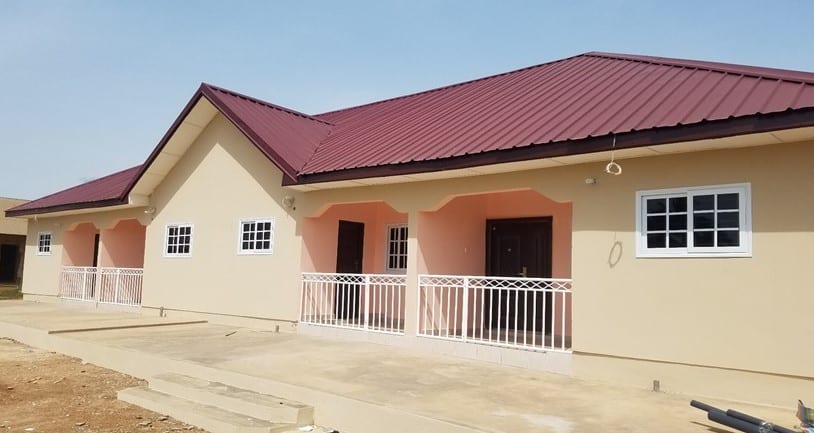 Construction of 1No. 4-Unit Semi-Detached Chamber and Hall Self-Contained at Saamang