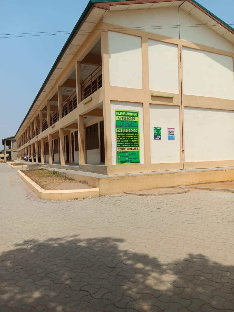 Getfund Emergency School Project at Ngleshie Amanfrom SHS