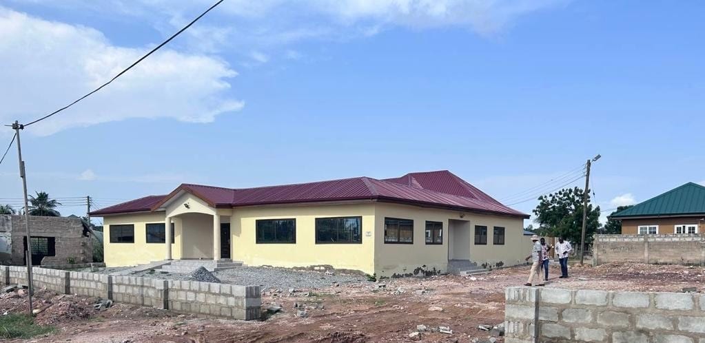 Community Centre at Ngleshie Amanfrom
