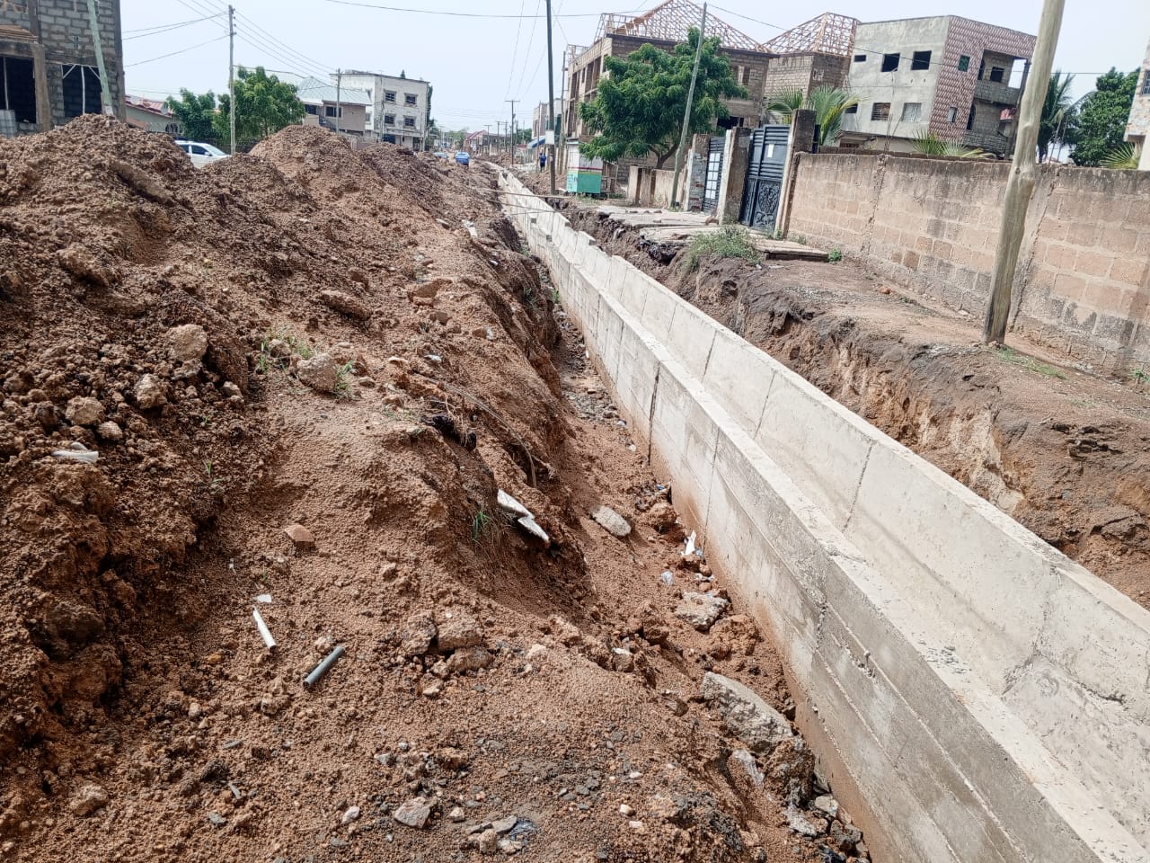 Construction of Drains (4.5km) at Iron City Kuwait