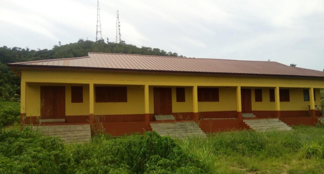 3-Unit Classroom Block with Office and Store at Korleyman