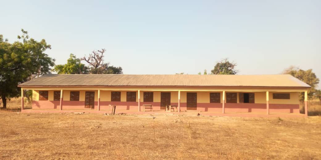 Construction of 1 No. 3-Unit Classroom Block with an Office, Stores and a staff common room at Gbambu
