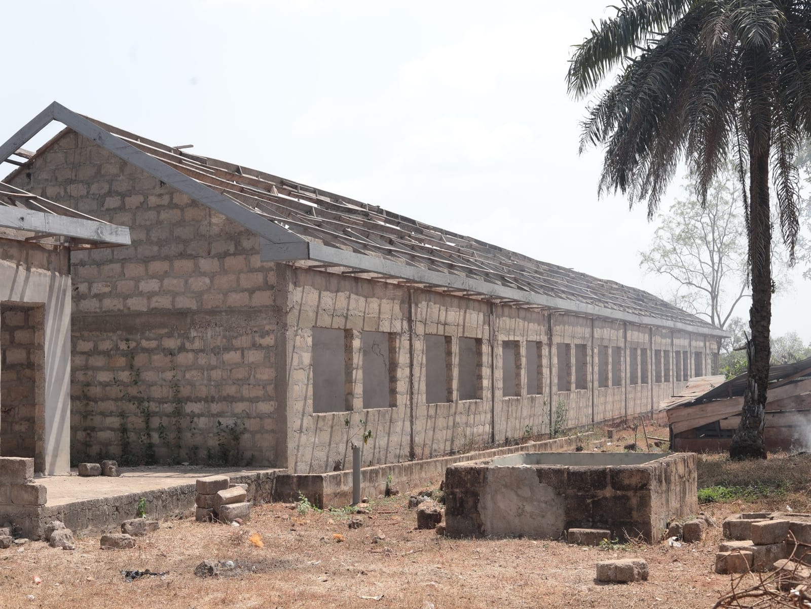 Construction of Boys' Dormitory Block at Nafana Presby SHS