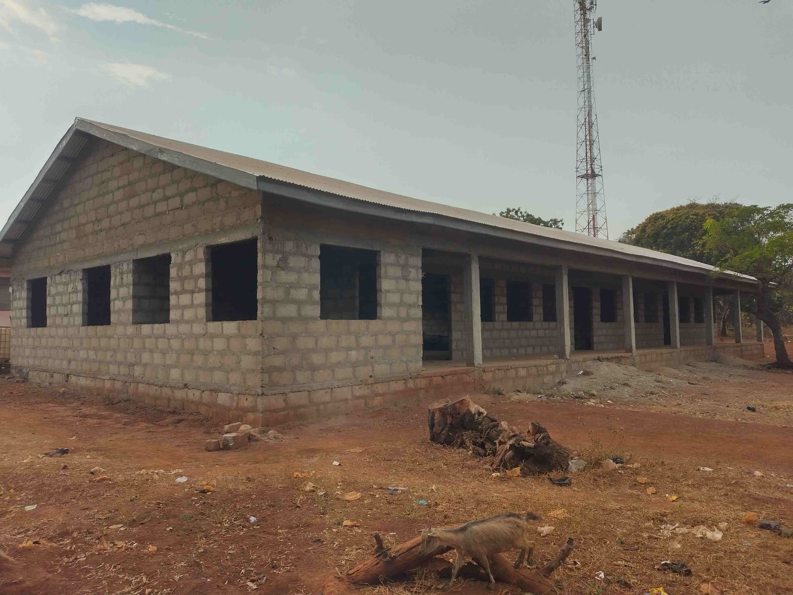 1No. 3-unit classroom block with office and store at Adamsu