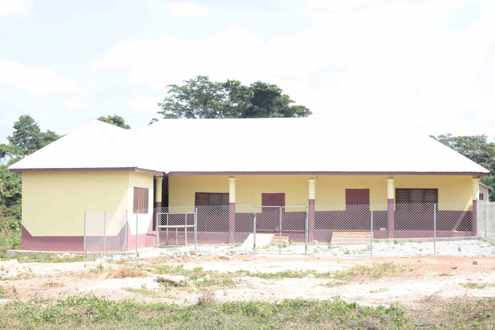 Construction of 2-Unit KG Block with office, store, water and furniture at Sebreni