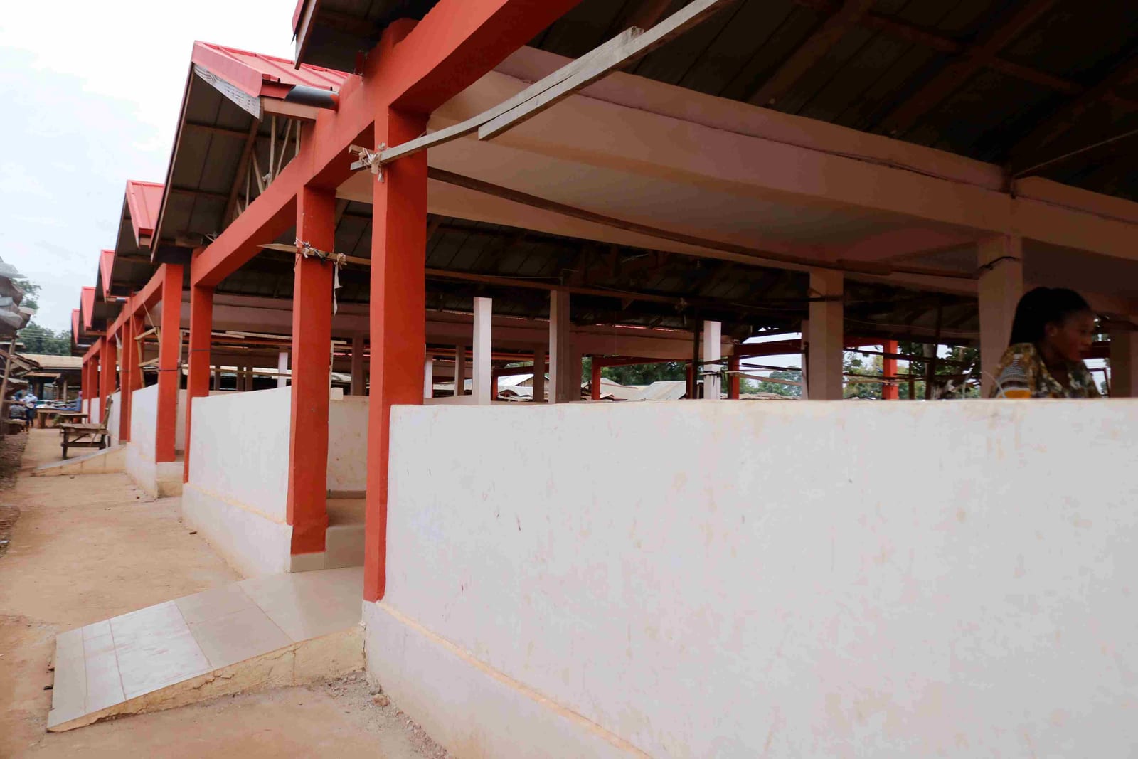 Construction of 1 No. 72 Unit Market sheds at Drobo