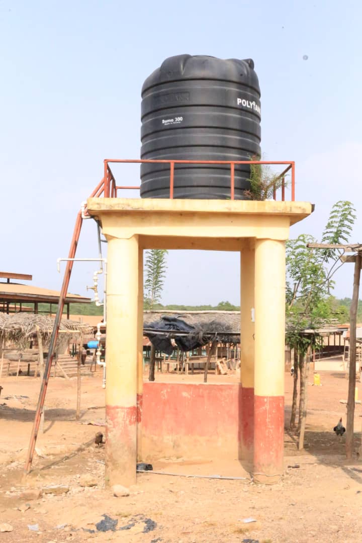 Drilling and Mechanization of Borehole with overhead Tank at Boamadumase
