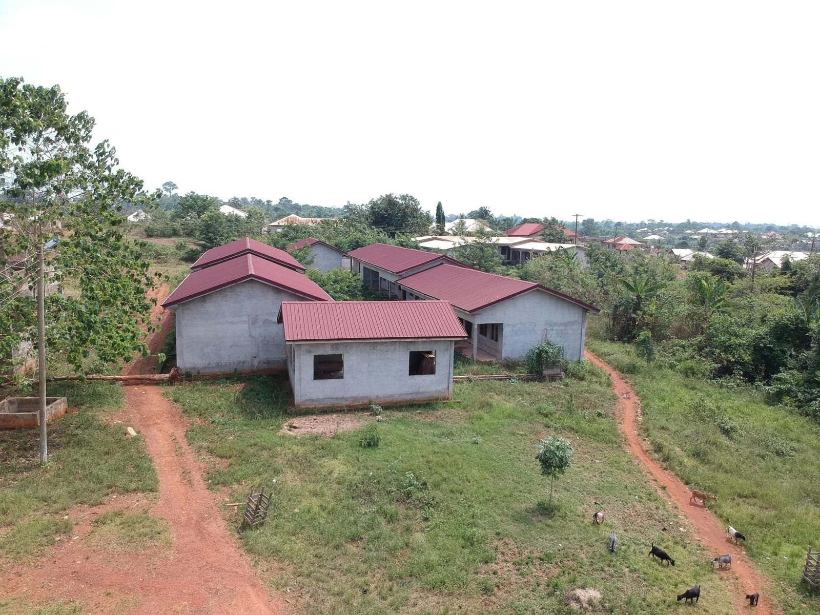 Girls' Dormitory Block at Juaboso SHS