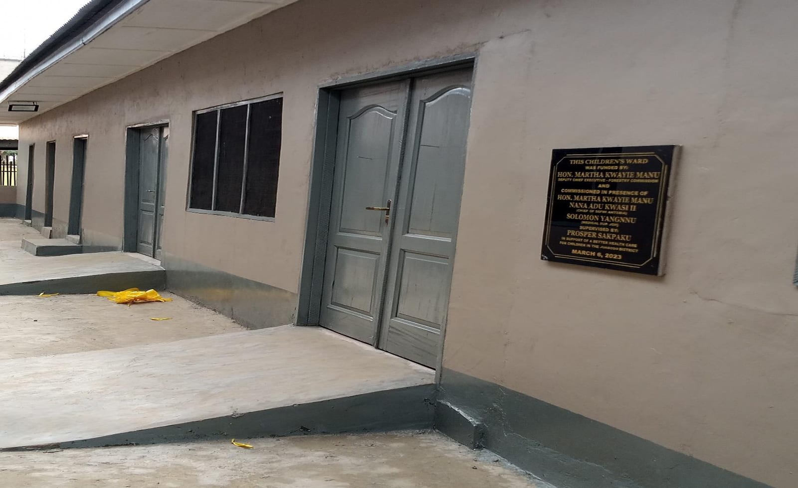 Construction of Children Wards at Juaboso Hospital