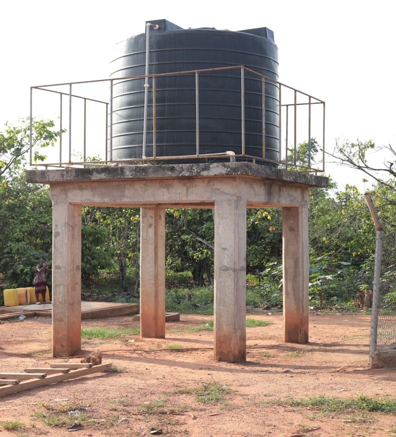 Construction of Solar Mechanized borehole at Adamase