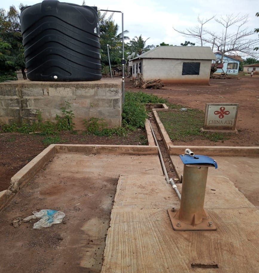 Construction of Mechanized borehole at Eteso