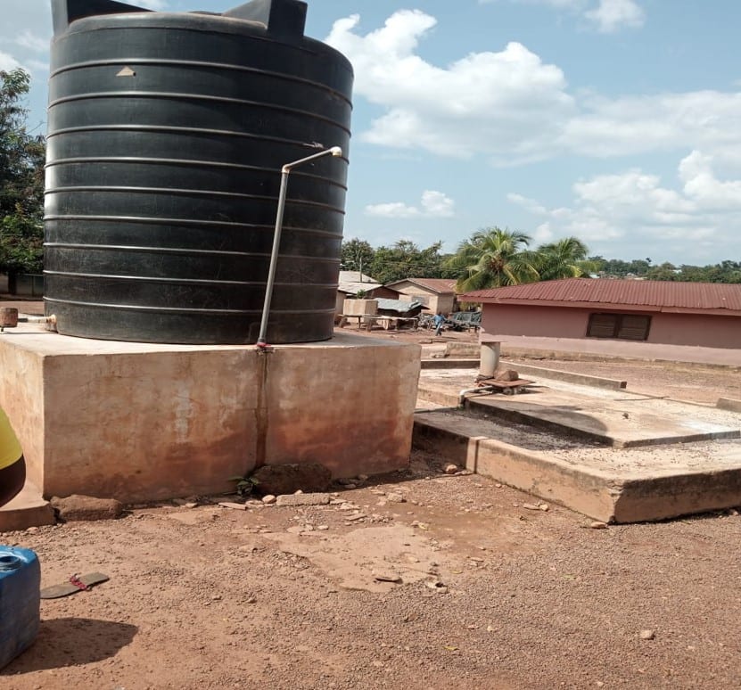 Construction of Mechanized borehole at Sayerano