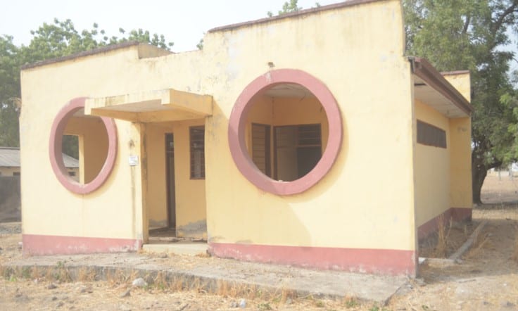 10 Seater Water Closet Toilet with Mechanized Borehole at Chiana SHS