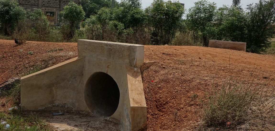 Construction of Box Culvert at Aborlorve