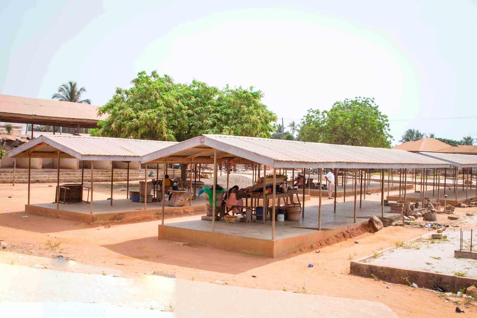 Construction of 4No. Market Shed at Ehi