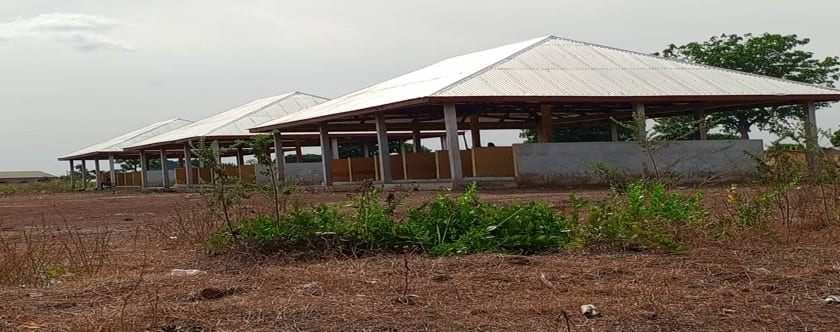 Construction of Kpandai Yam Market