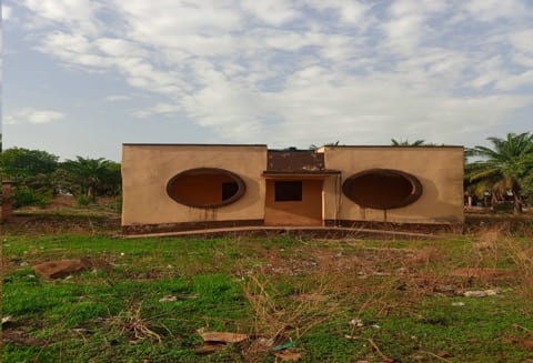 Construction of Toilet with mechanized borehole at Kpandai Township
