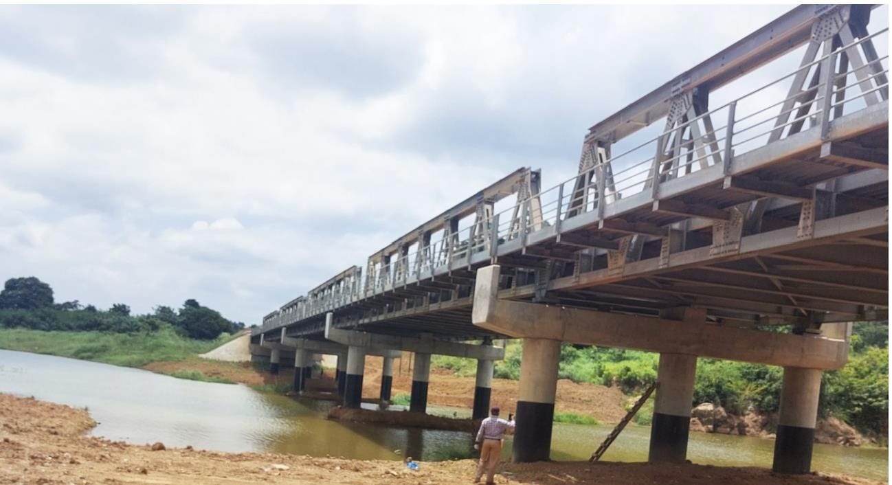 Construction Of Span Steel Bridge on Agbenoxoe-Dafor Feeder Road