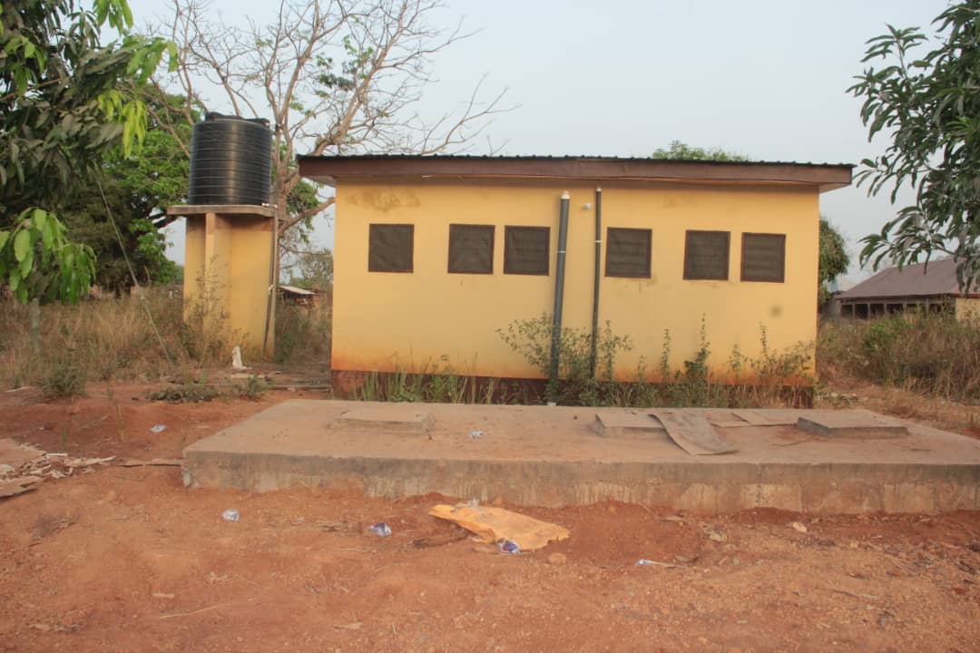Construction of 6 Seater Water Closet Toilet at Chinderi Market