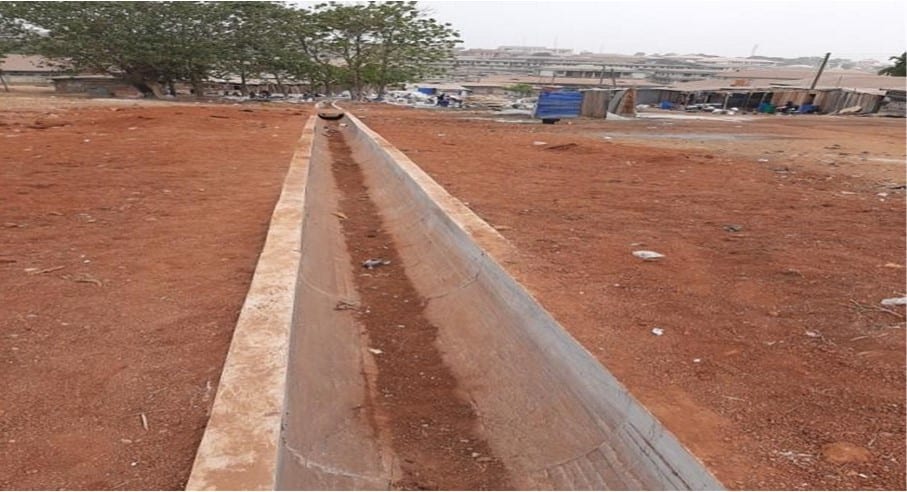 Construction of Storm Drain at Asem