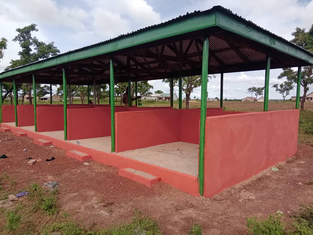 Construction of Pepper Market shed at Nyankpala Junction