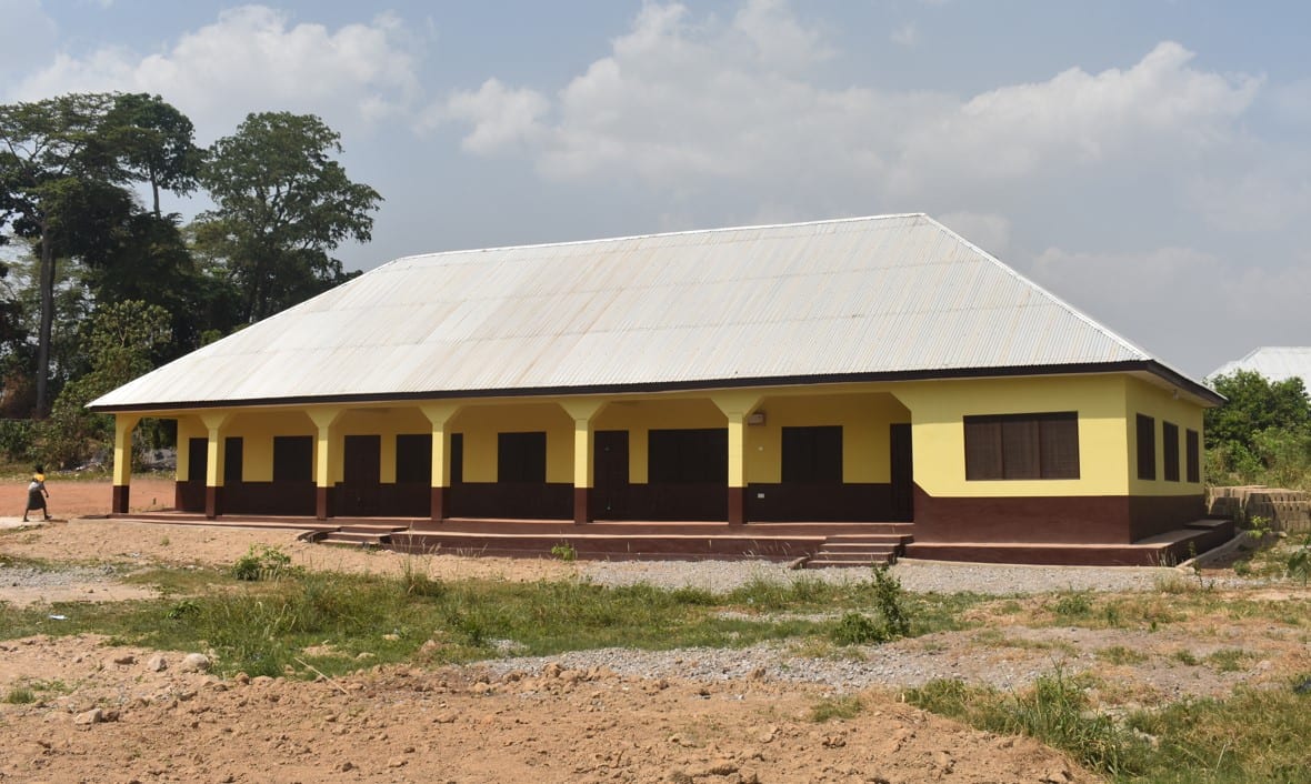 1No. 3-Unit Classroom Block with Office and Staff Common Room at Dumanafo