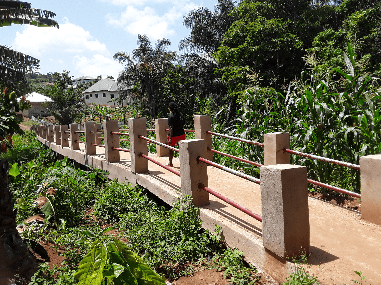 Construction of 1No. Footbridge