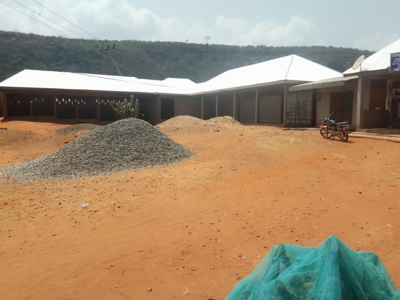 Construction of Market at Adawso