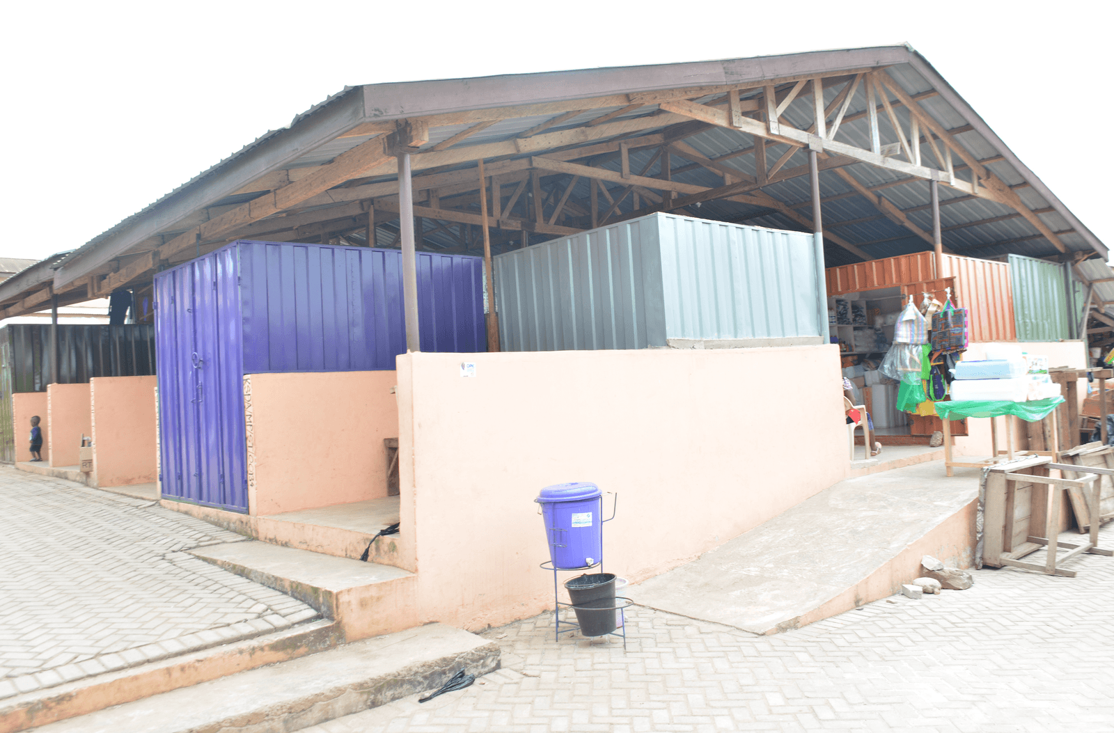 Rehabilitation of Mpraeso market Phase II. 24