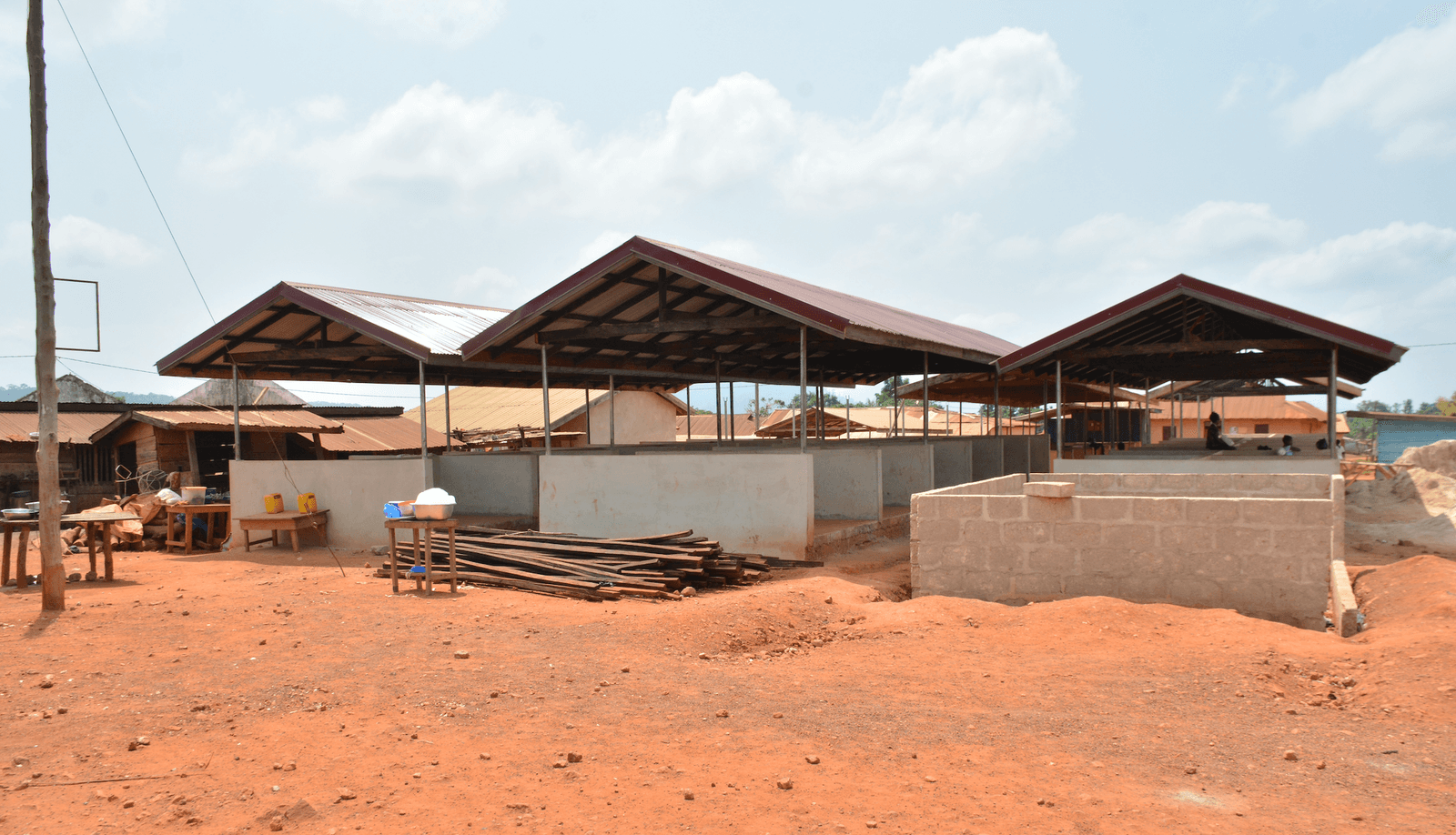 Construction of 1No. 72-Unit Market Stalls at Osubeng