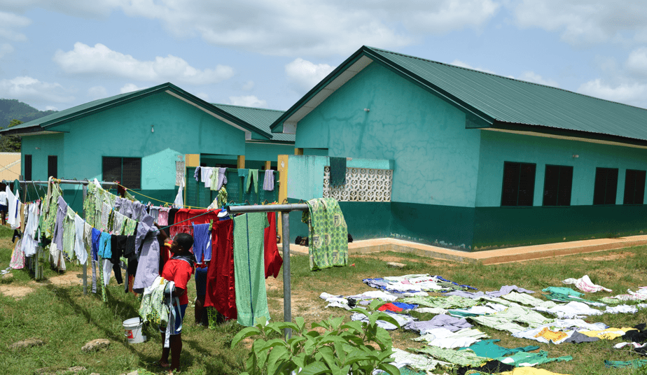 Construction of Girls' Dormitory at Nkawkaw SHS