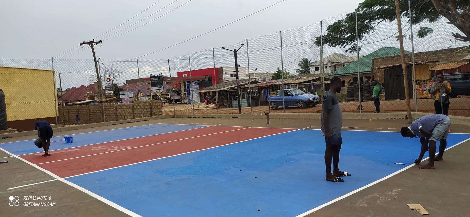 Construction And Completion Of Volleyball Court For Teiman Community