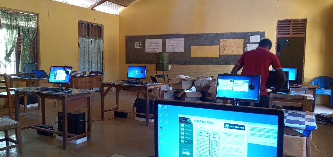 Distribution of Computers to Eremon M/A JHS