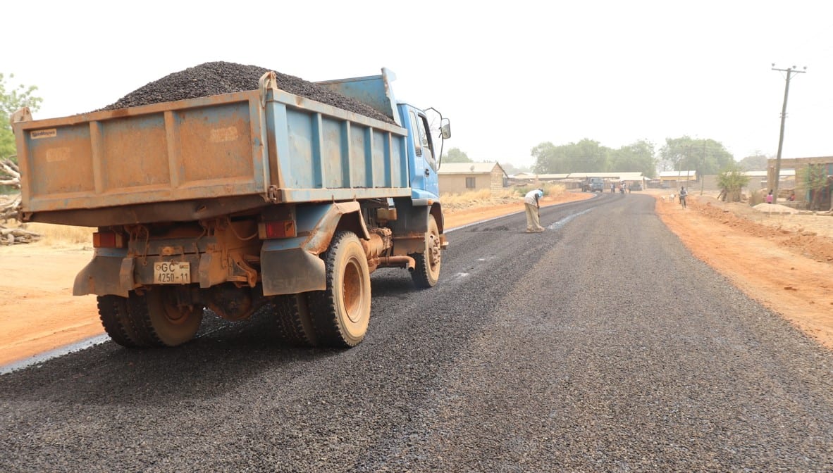 Construction and Tarring of Lawra Yagpelle Road