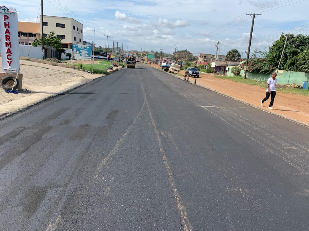 Asphalt Overlay from Adjorman Roundabout to First Junction