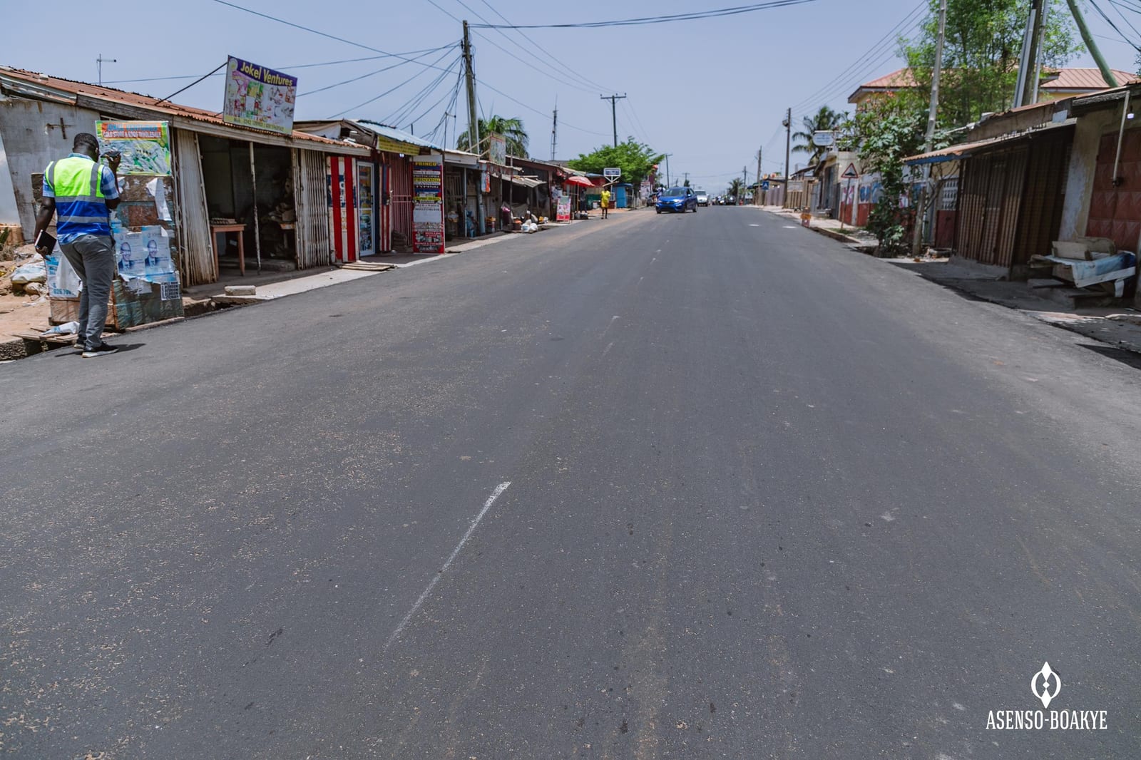 Asphalt Overlay on the King Kotey Street