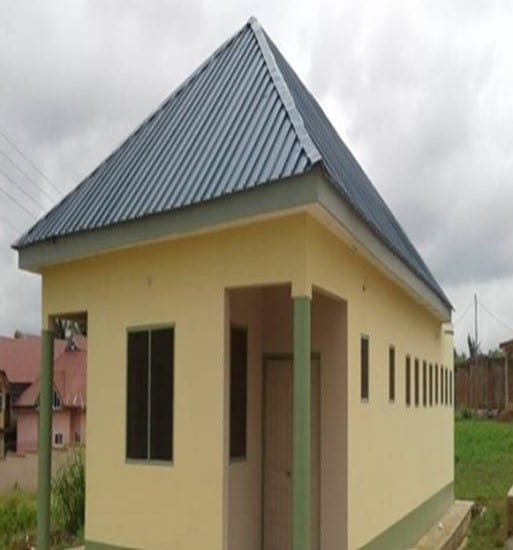 Construction of 16-Seater Toilet at Mampong Market
