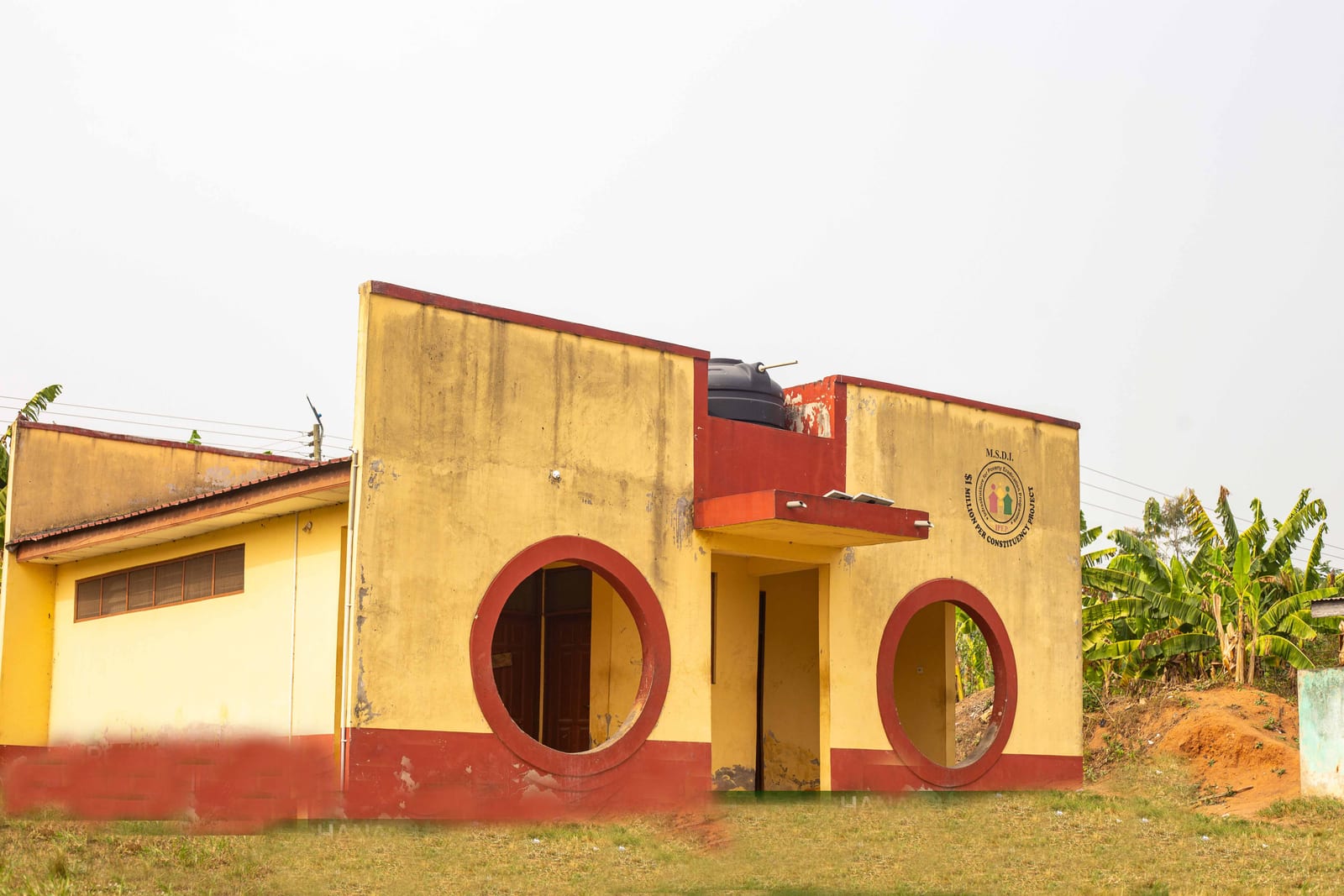 10 Seater  Water Closet Toilet for Ghana SHS at Effiduase