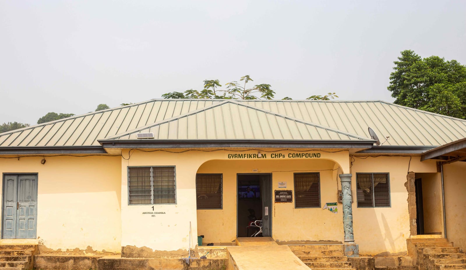 Construction of CHPS Compound at  Gyamfikrom