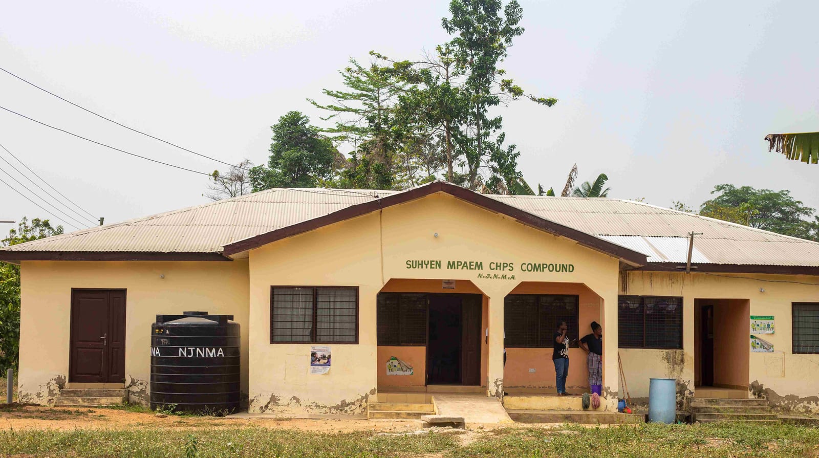 Construction of CHPS compound at Suhyen Mpaem