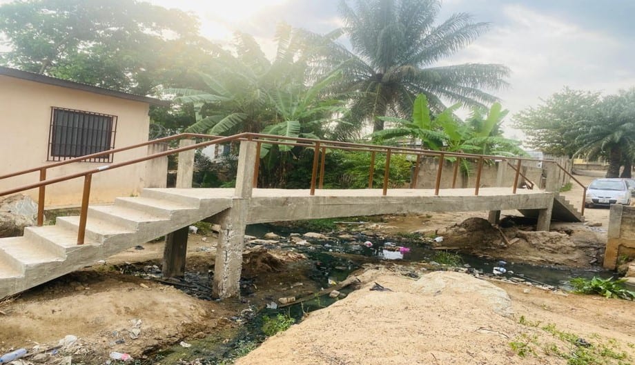 Construction of Footbridge at Zongo