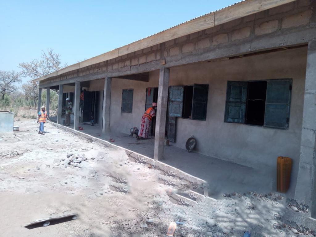 1No. 3-Unit Classroom block with Ancillary Facilities at Kpandu